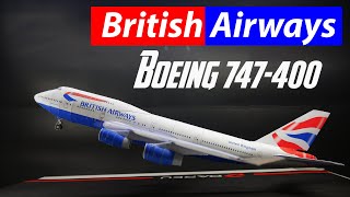 Papercraft airplane tutorial | British Airways Boeing 747 - 400
