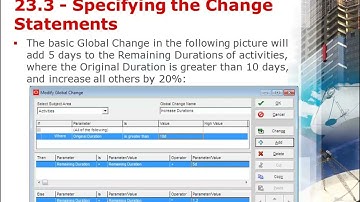 P6 PPM - LESSON 4 (Global Change) - 3. More Advanced Examples of Global Change