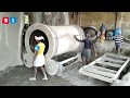 giant cement pipe making process, cement pipe manufacturing,concrete pipe manufacturing,