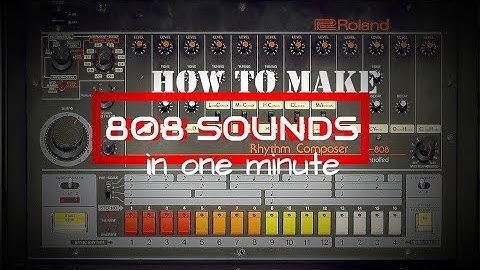 808 Tutorial how to make 808s in Ni Massive