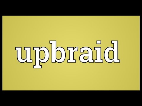 Video: Wat beteken die woord Upbraideth in die Bybel?
