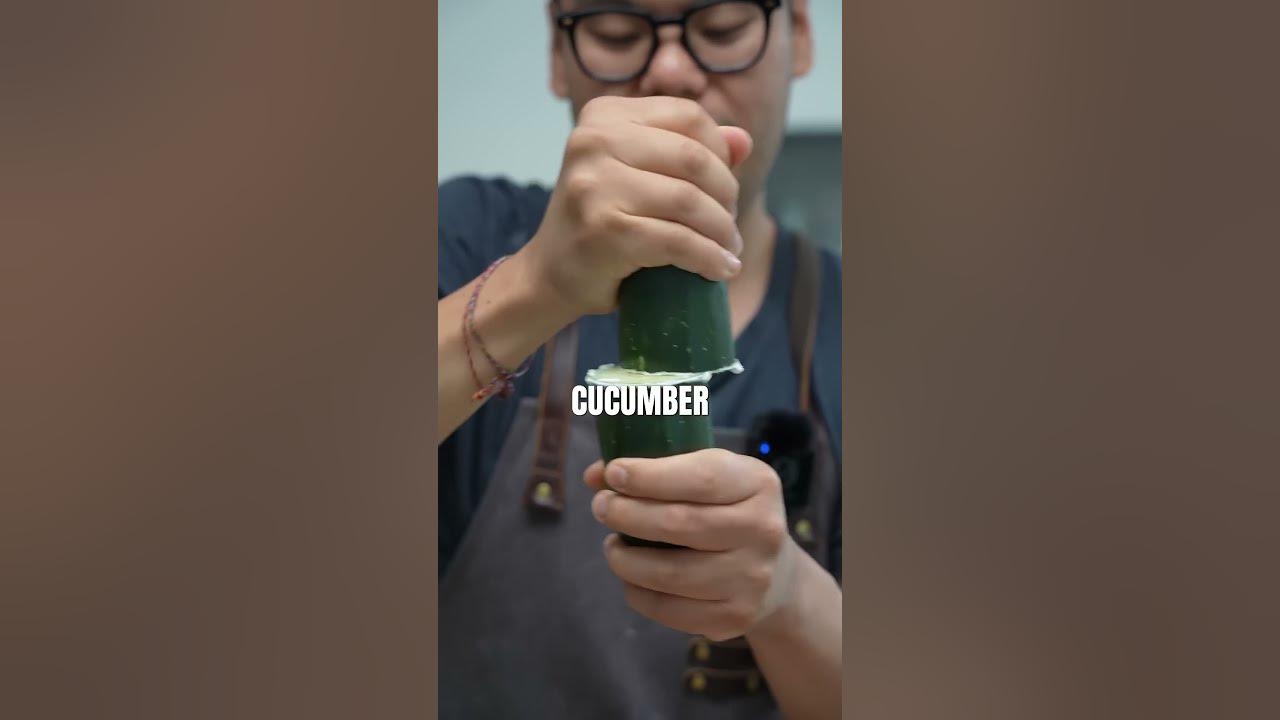 Has anyone tried this cucumber hack? #cucumber #cookinghacks