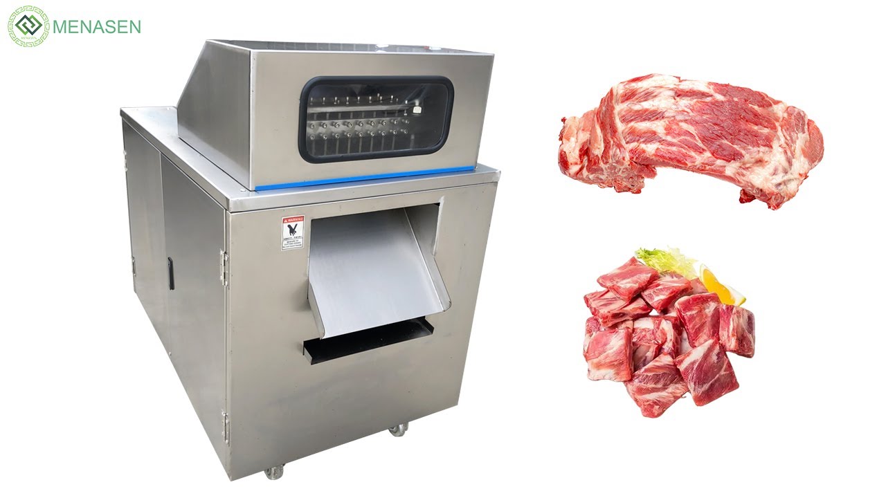MNS-300A Frozen Meat Cutter| Pork chop lamb cutting machine| +86 13733892205