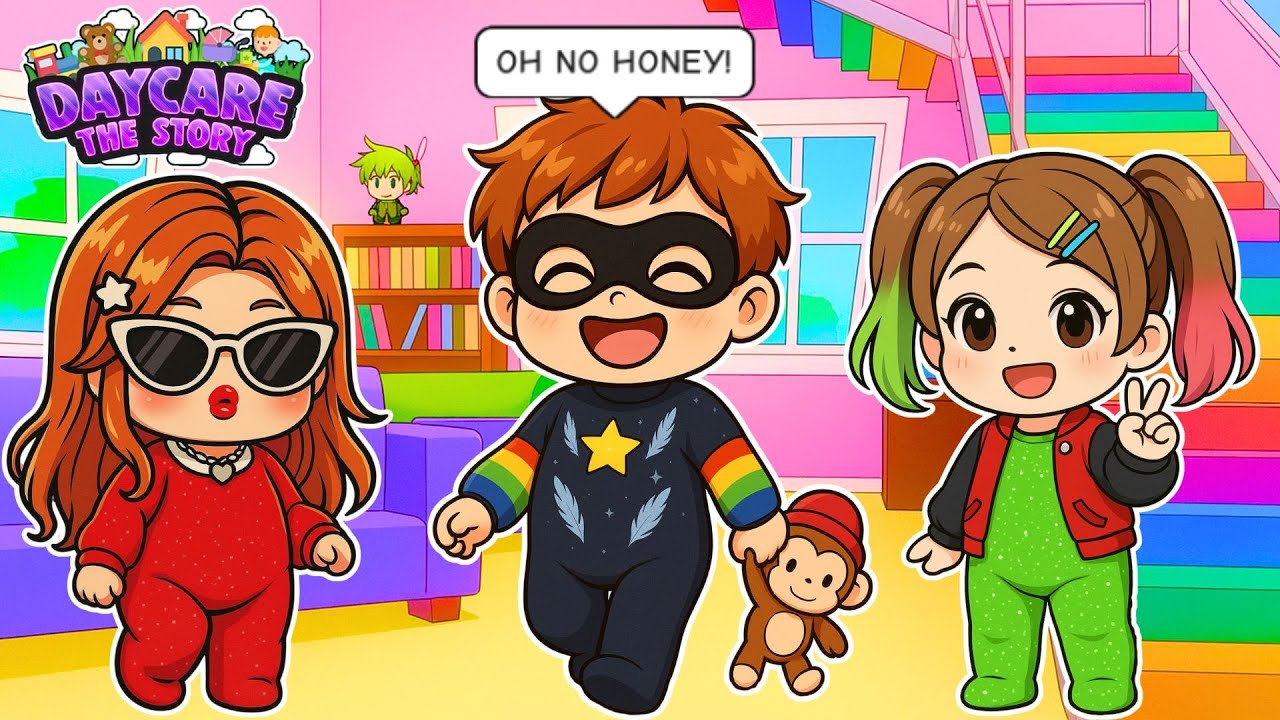 Phantommaxx & Anastasia Play Roblox Day Care Story...