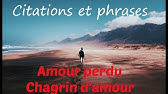 Message A Un Amour Perdu Youtube