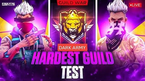 🛑 GUILD TEST 1VS2 👽| FREE FIRE LIVE GUILD TESTING | GUILD TEST LIVE | FF LIVE GUILD TEST