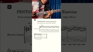 🔥PENTATONIC Technical Exercise  #guitar #guitarra #yogchamling #guitarlessons #guitarplayer