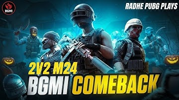 M24 2V2 CHALLENGE 🤣 ENEMY CALL ME NOOB BEFORE PLAY #2v2 #m24headshot #bgmi #sensitivity 