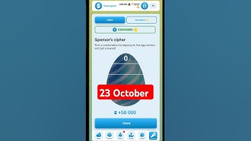 yaytsogram Cipher daily Code 23 October  yaytsogram combo code #yaytsogram #code