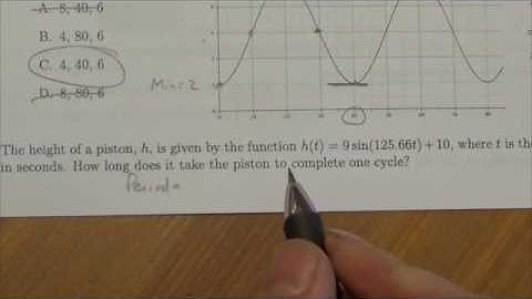 Math 30-2 Sinusoidal Functions Review MC#13