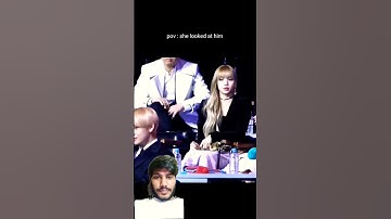 Pov : Lisa looked at Taehyung 😱😇🥰 #taehyung #lisa #taelice #blackpink #shorts #taehyung #kpopstar