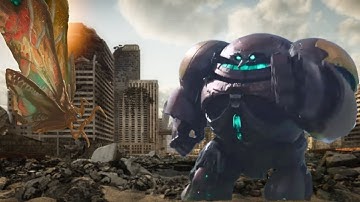 Mothra vs Death Egg Robot (Accurate)