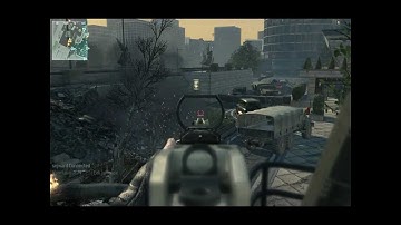 Modern Warfare 3:  Long distance semtex throw for final killcam kill!