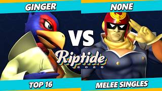 Riptide 2026 - Ginger (Falco) Vs. n0ne (Captain Falcon) Smash Melee - SSBM screenshot 2