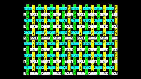 Scroll? 512byte intro