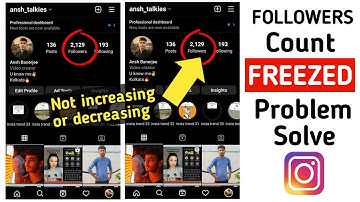 Instagram followers count freeze problem solve | Instagram followers count stuck problem solution