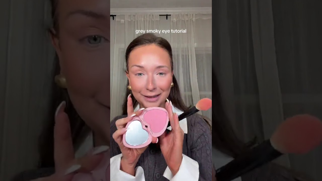 today I was feeling a cool toned eye makeup look🎉✨ #short #shorts #shallur