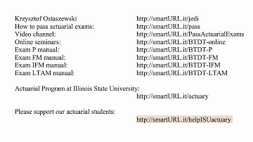 Exam P exercise for May 10, 2020