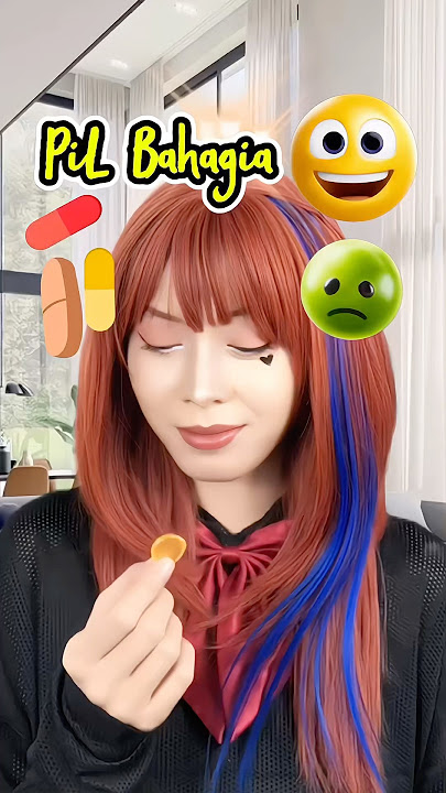 #pov : aku hidup didunia dimana aku harus minum pil setiap hari agar selalu bahagia