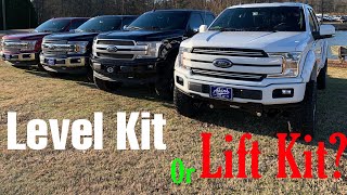 Level Kit vs Lift Kit Ford F150 Truck