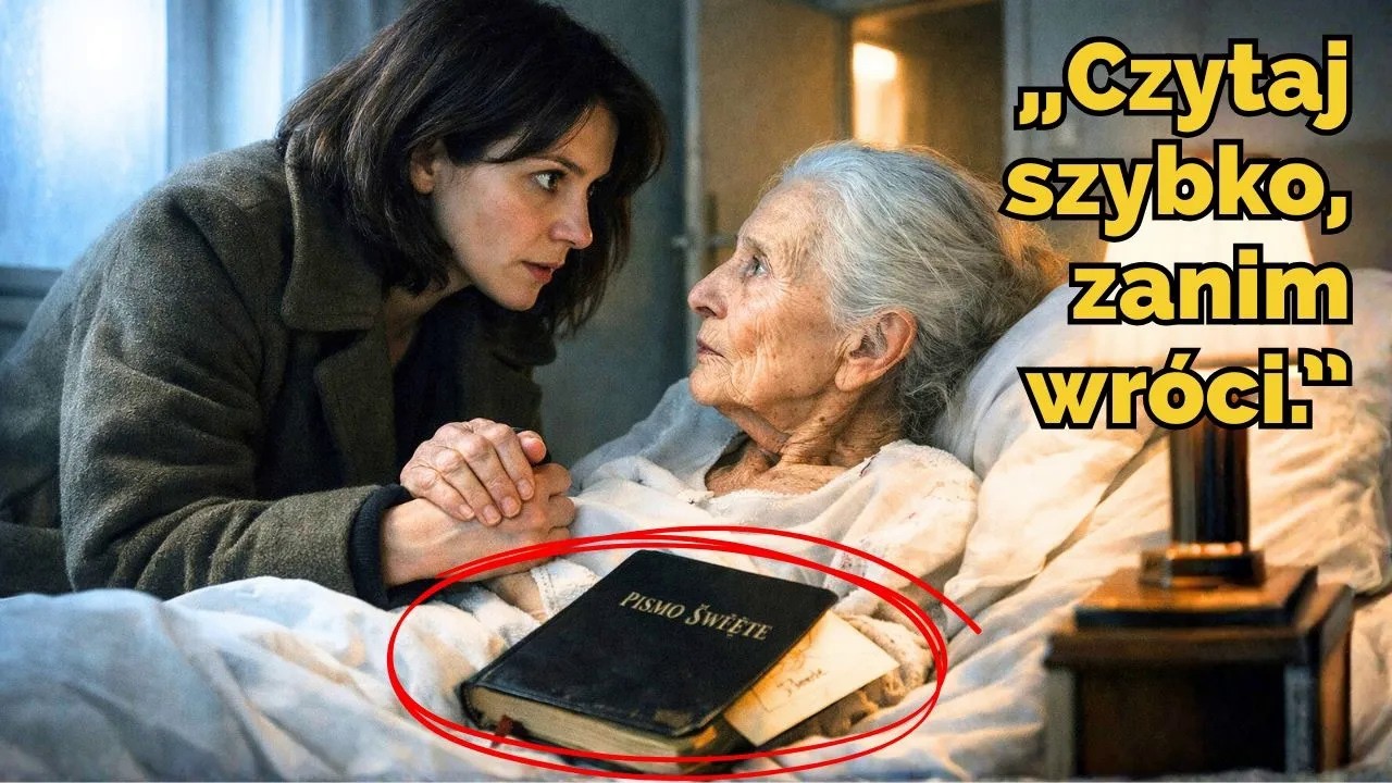 Poszłam odwiedzić babcię mojego męża w szpitalu. Szepnęła: „Czytaj szybko, zanim wróci.”