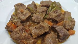 CALDERETA DE TERNERA SIN OLLA A PRESION#recetafacil | Rosa cocinando