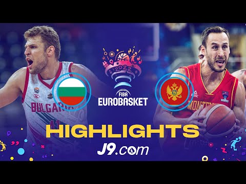 Bulgaria 🇧🇬 - Montenegro 🇲🇪 | Game Highlights - FIBA #EuroBasket 2022