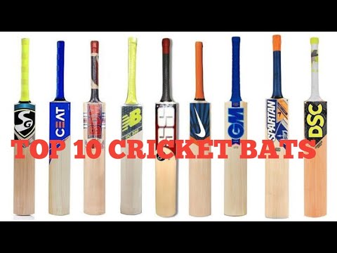 Top 10 cricket bats - YouTube