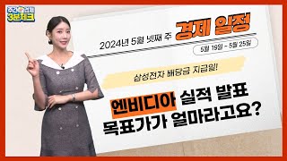 [주간경제3분체크] 5월 넷째주 (5.19~5.25) 경제 일정 정리! /경제/경제일정/이슈/주간일정/주식/권재은아나운서/매일경제TV