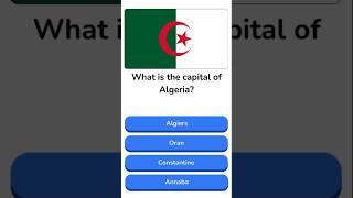 Only Geniuses Can Answer This Algeria Quiz! 🌍🧠#shorts #quiz