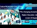 Syamaprasad college education webinar