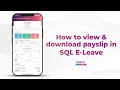 SQL Payroll eLeave &amp; eClaim app - View &amp; Download payslip from mobile app
