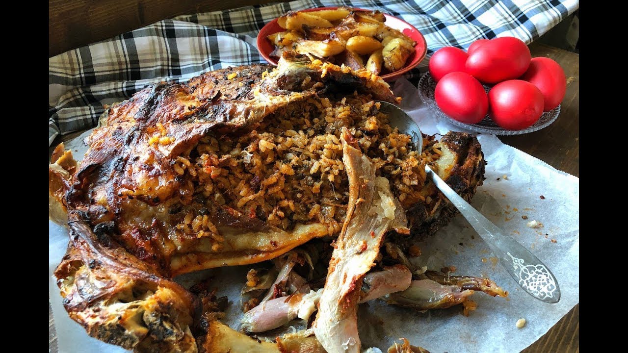 Παραδοσιακή Σαμιώτικη Κατσικίσια Πλάτη Γεμιστή | 15.4.2020