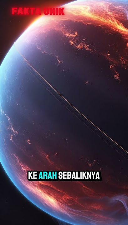 Di Venus, Matahari Terbit dari Barat 😵🌀 #facts #faktaunik