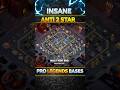 Th18 Anti 3 star war & cwl base layouts for pro defenders #th18warbase #clashofclans #shorts #coc