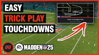 TOP FIVE Double Pass Plays to Score EASY TDs in Madden 25