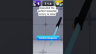 "Mastered the perfect backstab in Rivals—stealth, timing, and victory all in one move. #backstab