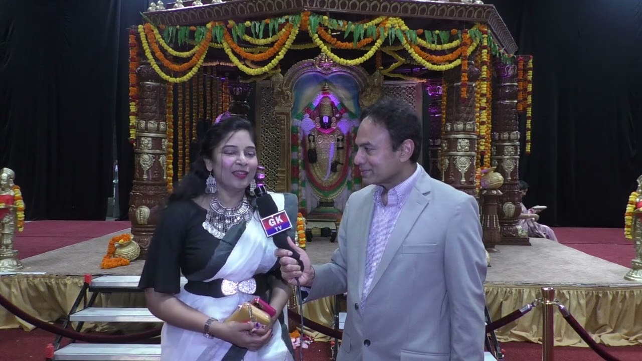 Lakshmi Moparti garu at NATS Sambaralu New jersey with GKTV 8272023 4