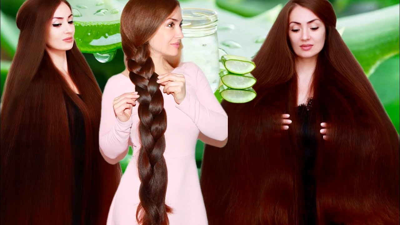 Long Hair Aloe Vera Remedy. Homemade AloeVera and Nettle Hair Mask for Hair Growth. 
