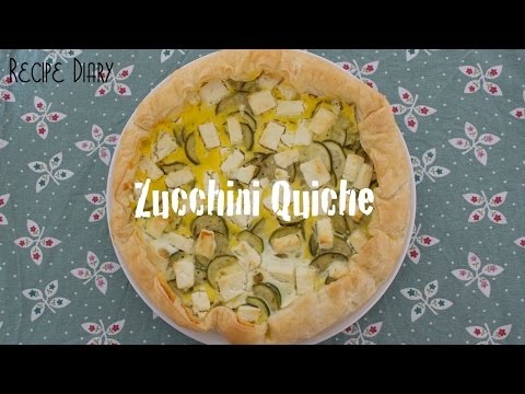 Bacon Zucchini Quiche. 