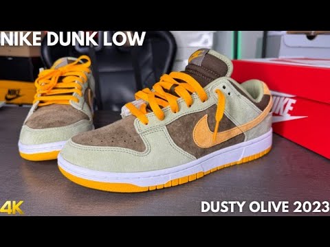 Nike Dunk Low Dusty Olive 2023 On Feet Review - YouTube