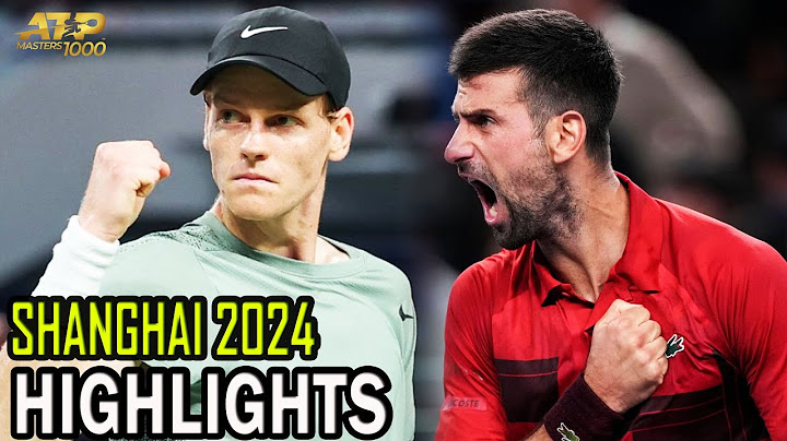 Jannik Sinner vs Novak Djokovic Final Highlights | Shanghai 2024