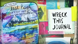 Wreck This Journal: Test Page for every colour || page 31