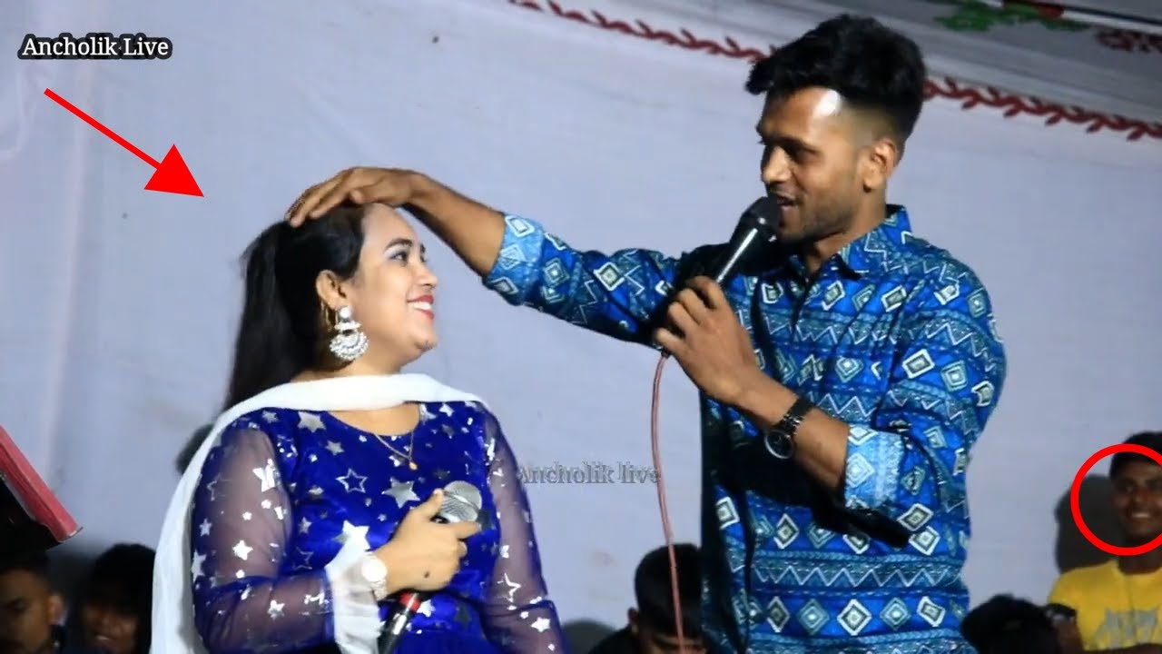 মুন্নি চৌধুরী গোপন বিষয় পাস করলো শিল্পী মুবিন | Munny Chowdhury & Mobin | পাল্টা গান | Ancholik Live