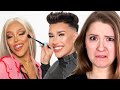 JAMES CHARLES DOES DOJA CAT'S MAKEUP WITH WES & STEPH!!! (REACTION!)