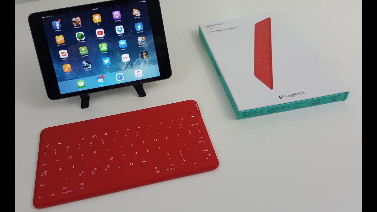 inflatie Dageraad Gemarkeerd Keys To Go Portable Keyboard for Apple Devices Review - YouTube