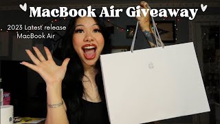 *CLOSED *GIVEAWAY ♡ 2023 MacBook Air + Extra Gift !!