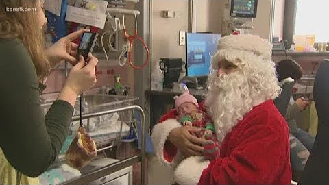 'My little miracle': Hospital staff ensure NICU newborns get a visit from Santa