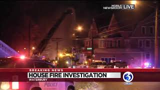 VIDEO: Firefighters respond to fire in Waterbury