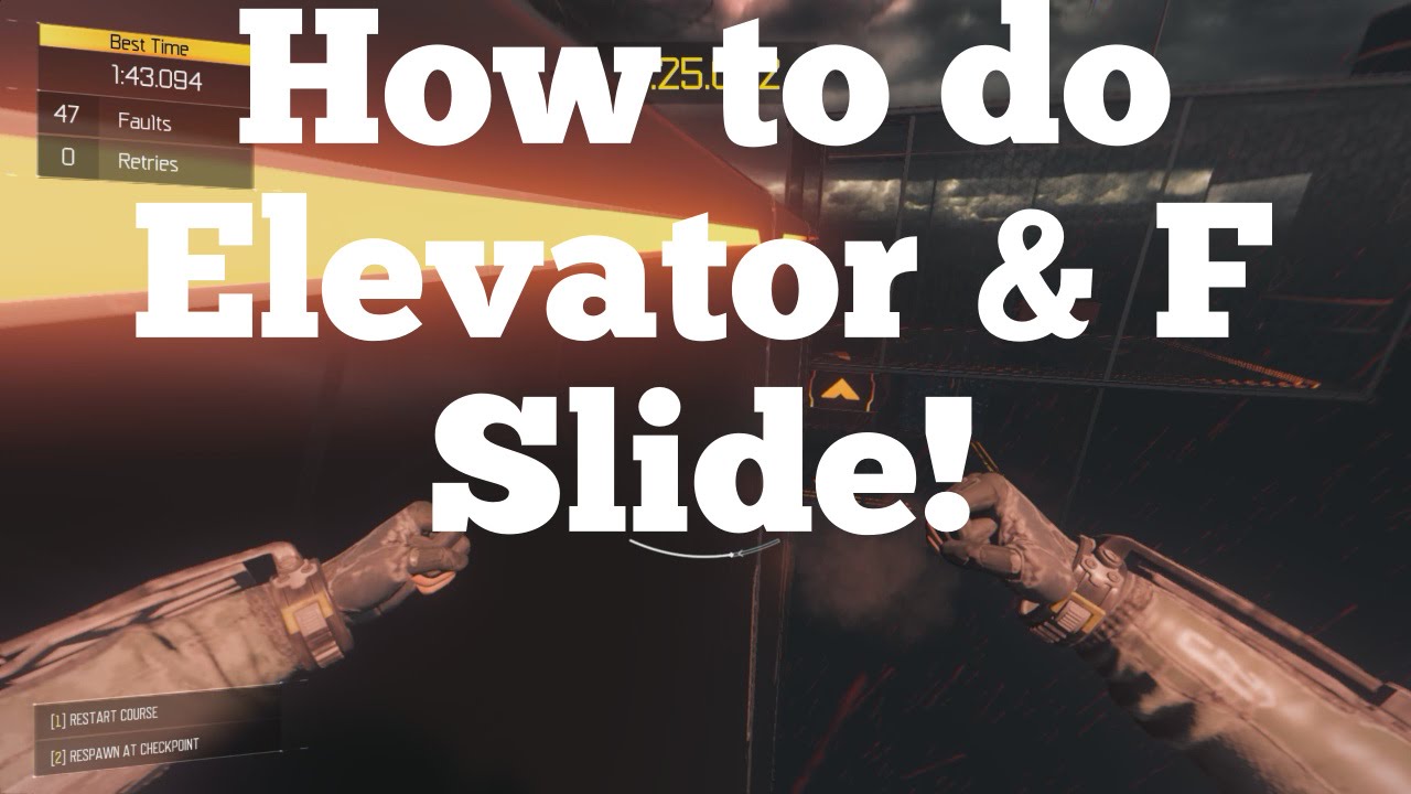 How to do Elevator and F Slide [Post Patch] Black Ops 3 Tutorial (Founder)